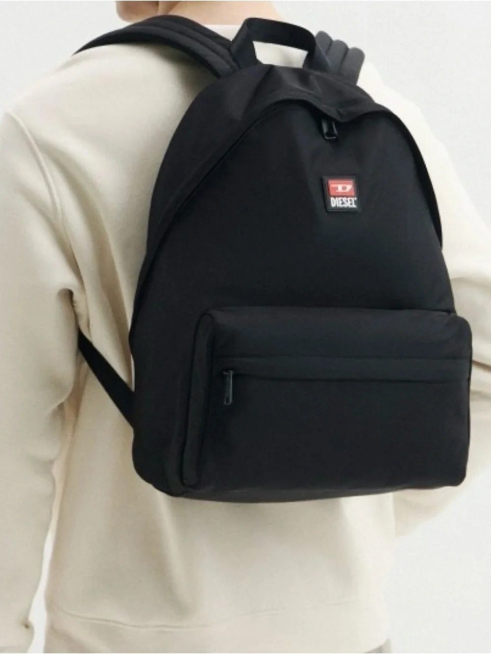 Diesel Black Interior Logo Backpack Lining
